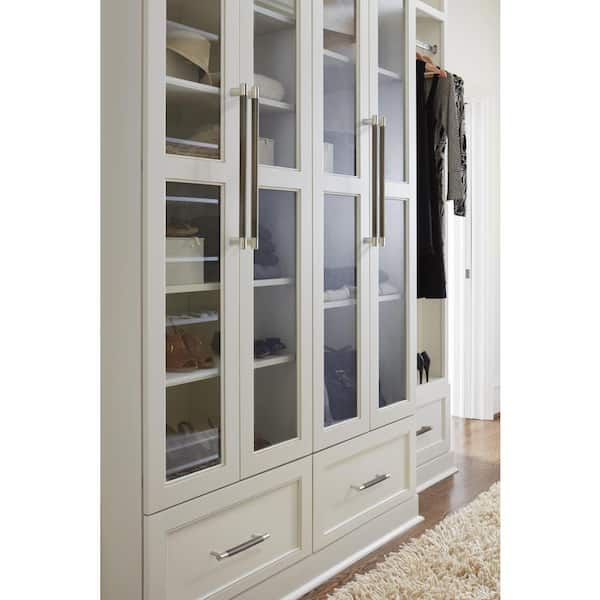 Esquire 12-5/8 in. (320mm) Modern Satin Nickel/Oil Rubbed Bronze Bar Cabinet Pull