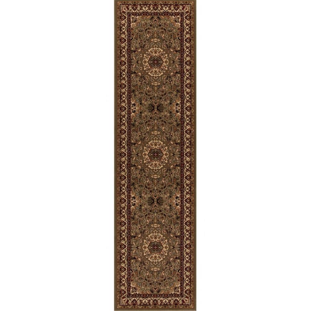 Persian Classics Isfahan Green 2 ft. x 8 ft. Runner Rug price history on PriceWatchPro