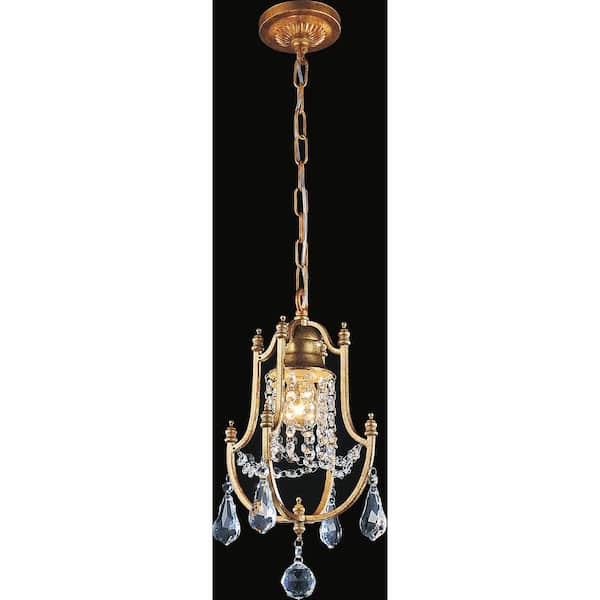 CWI Lighting Electra 1 Light Up Mini Pendant With Oxidized Bronze Finish