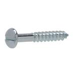 #8 x 1 in. Phillips Round Head Zinc Plated Wood Screw (6-Pack)