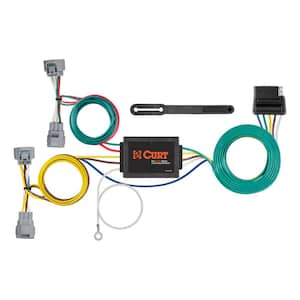 Custom Vehicle-Trailer Wiring Harness, 5-Way Flat Output, Select Toyota Tacoma, Hilux, T-100 Pickup, Quick T-Connector