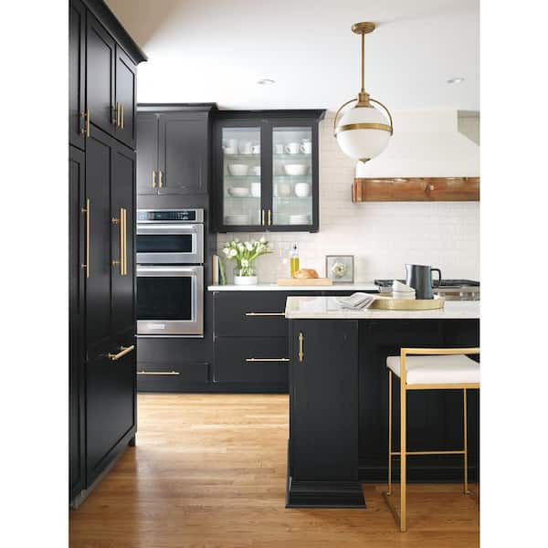 Cottage 14.5 in. W x 0.75 in. D x 14.5 in. H in Black Cabinet Door Sample