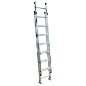 16 ft. Aluminum D-Rung Extension Ladder with 300 lbs. Load Capacity Type IA Duty Rating