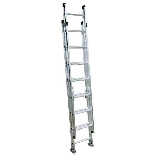 Werner 16 ft. Aluminum Extension Ladder (16 ft. Reach Height) with 300 lb. Load Capacity Type IA Duty Rating