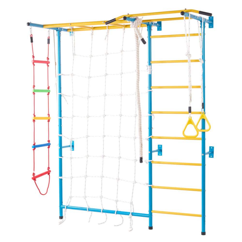 VEVOR Indoor Jungle Gym for Toddlers, 7 in 1-Climbing