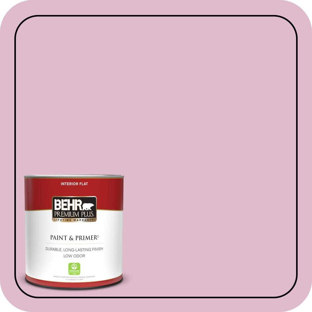 1 qt. #M130-3 Wild Geranium Flat Low Odor Interior Paint & Primer price history on PriceWatchPro