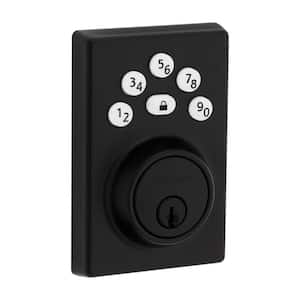 Powerbolt 240 5-Button Keypad Matte Black Contemporary Electronic Deadbolt Door Lock