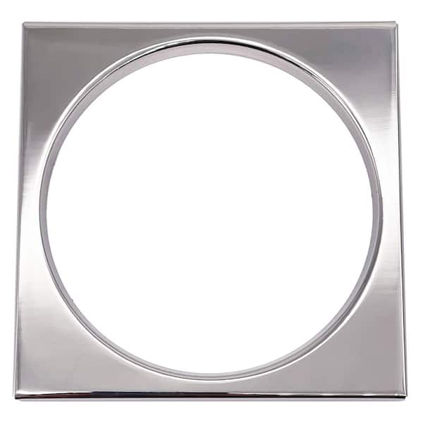 Westbrass D206-SQG-26 Square Shower Drain Cover in Polished Chrome