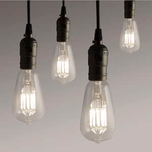ST64 E26 Medium Base 80 Watt Equivalent Vintage LED Edison Filament Light Bulb in Neutral White (4-Pack)