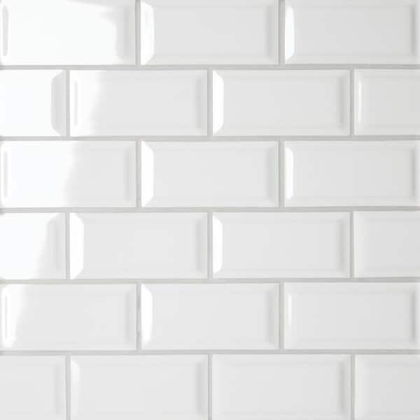 Bedrosians Zenia 11 in. x 11 in. Milky Way Porcelain Mosaic