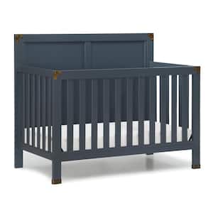 Mylan Graphite Blue 5-in-1 Convertible Crib