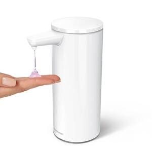 9 oz. Touch-Free Rechargeable Sensor Soap Pump, High-Grade White Steel