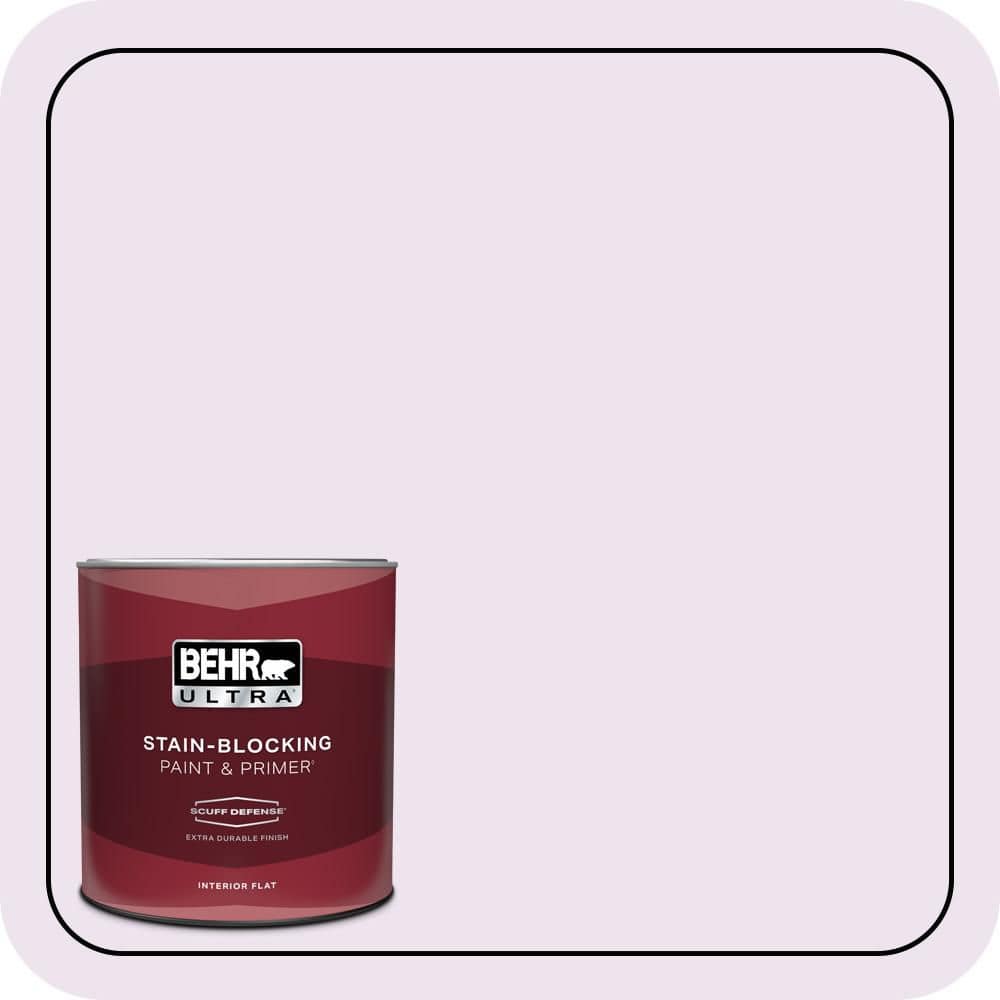 1 qt. #670A-1 Quartz Pink Extra Durable Flat Interior Paint & Primer price history on PriceWatchPro
