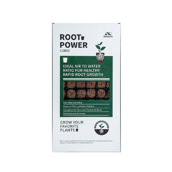 Outdoor Rootpower Coco Coir Seeding Plugs 72 Cells Tray