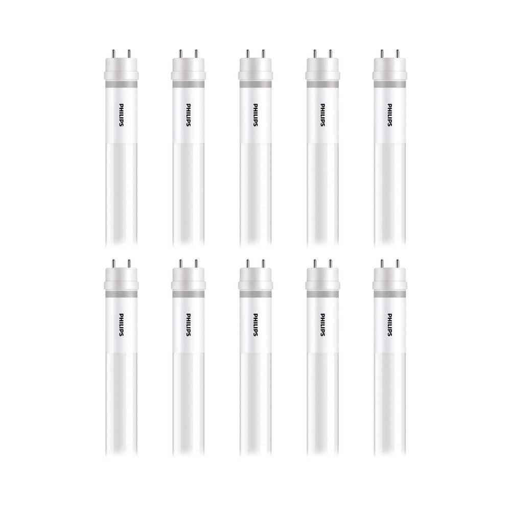 32-Watt Equivalent 48 in. T8 Type B Ballast Bypass Direct Wire Tube LED Linear Light Bulb Daylight 5000K (10-Pack) price history on PriceWatchPro