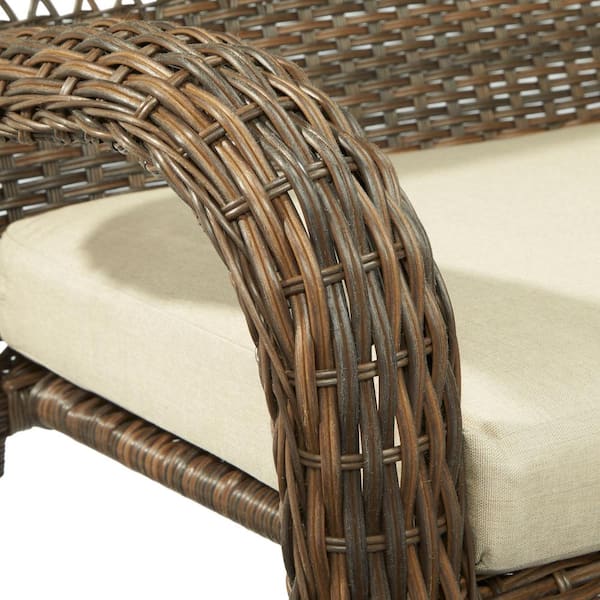 home depot stacking woven loveseat