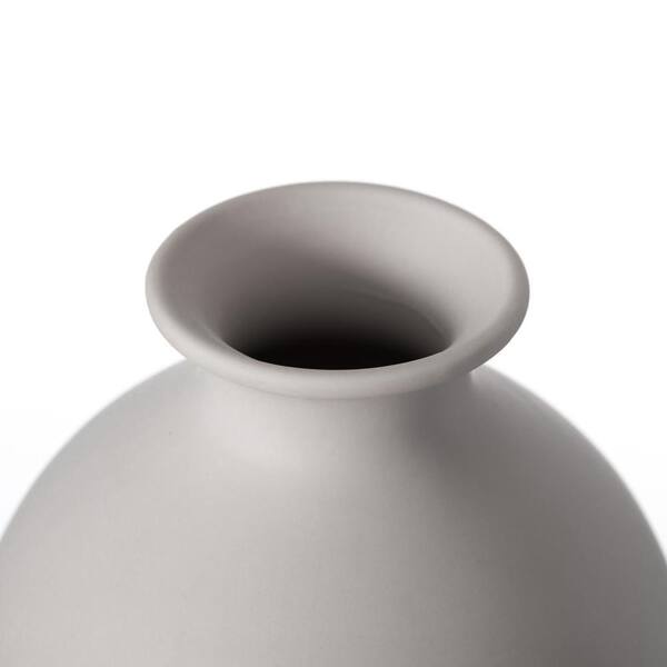 Uniquewise White Contemporary Unique Teardrop Shaped Ceramic Table Vase  Flower Holder (Set of 3) QI004367.3 - The Home Depot
