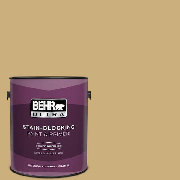 BEHR ULTRA 1 gal. #PPU6-16 Cup of Tea Extra Durable Eggshell Enamel Interior Paint & Primer