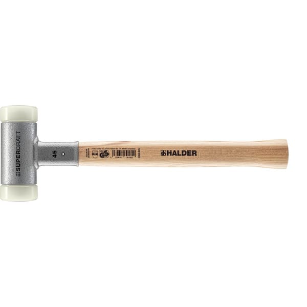 Halder 3366.045 Supercraft 30 oz Dead Blow Hammer Hickory Handle