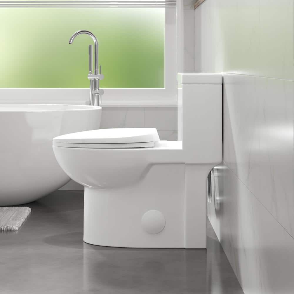 Denbigh Chair Height Elongated White Ceramic Toilet