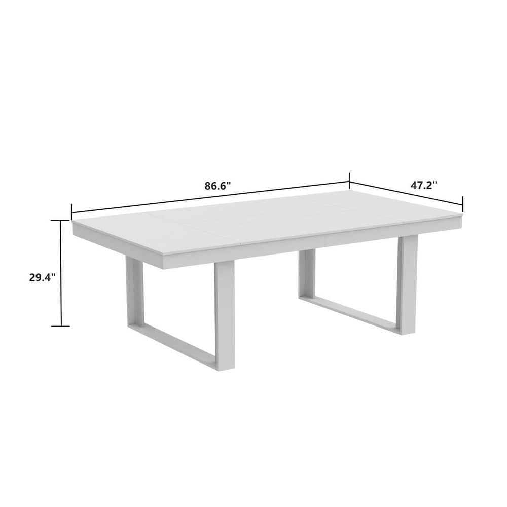 FUFU&GAGA Yellow Log Color Modern Desk For Conference Room Table Computer Desk