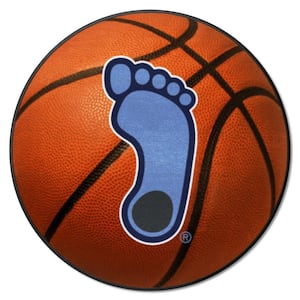 North Carolina Tar Heels Basketball Orange 2 ft. x 2 ft. Round Area Rug