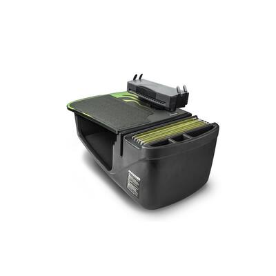 Efficiency GripMaster Car Desk Candy Apple Green Flames with Printer Stand and Built-In Power Inverter