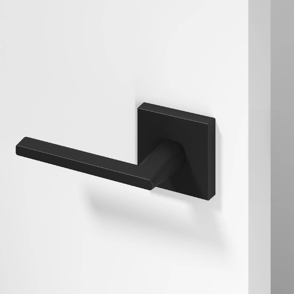 Quadra Metal Matte Black Dummy Door Handle with Square Rosette price history on PriceWatchPro