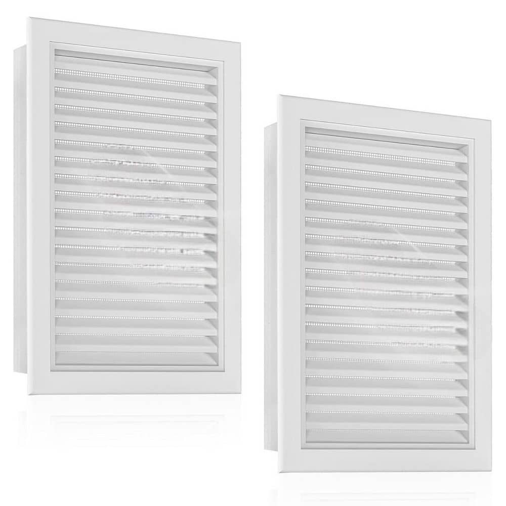 12 x 18 Aluminum Gable Vents with Screen 2 Pack Maximize Ventilation Paintable and Stainable for Attics and Sheds price history on PriceWatchPro
