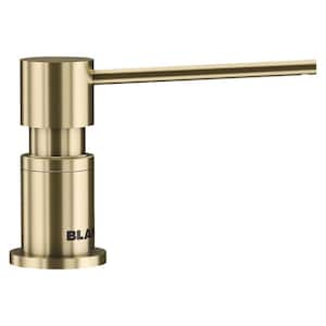 Lato Deck-Mounted Soap and Lotion Dispenser in Satin Gold