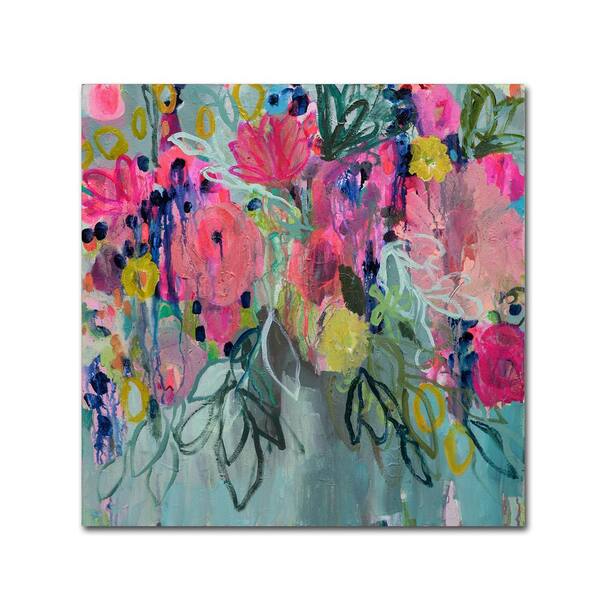 Trademark Fine Art 14 in. x 14 in. "So Special Love" by Carrie Schmitt Printed Canvas Wall Art