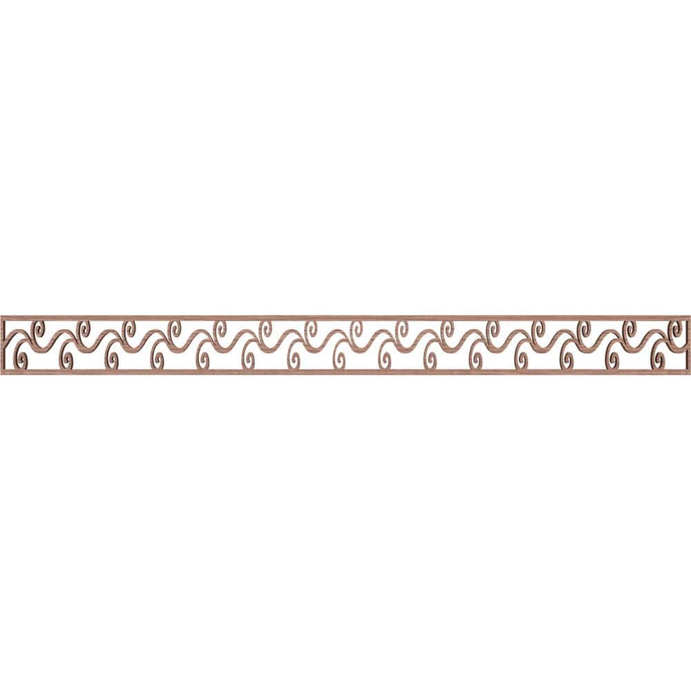 Tilden Fretwork 0.375 in. D x 46.375 in. W x 4 in. L Walnut Wood Panel Moulding price history on PriceWatchPro