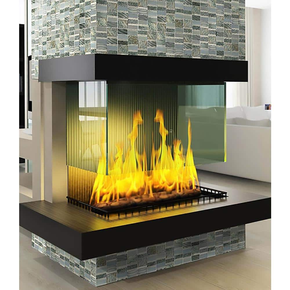 Imperial 12x12 Silver Sea Glass and Metal Mosaic Tile