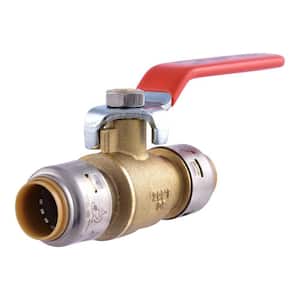 Max 1/2 in. Brass Push-to-Connect Ball Valve