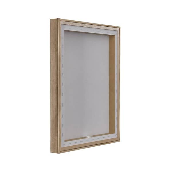 Stupell Industries Love without Limits by Lil' Rue Brown Floater Frame Typography Graphic Art Print 21 in. x 17 in.