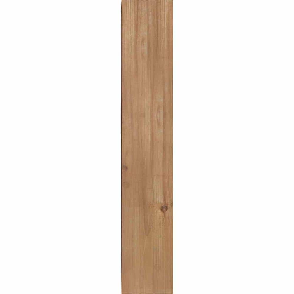 Western Red Cedar Smooth Mediterranean Corbel, 20" Height