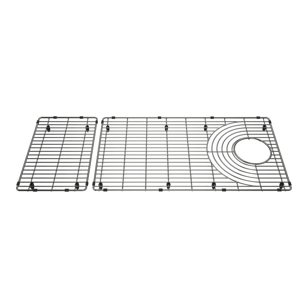 34.07 in. L x 14.19 in. W Bottom Grid in Stainless Steel