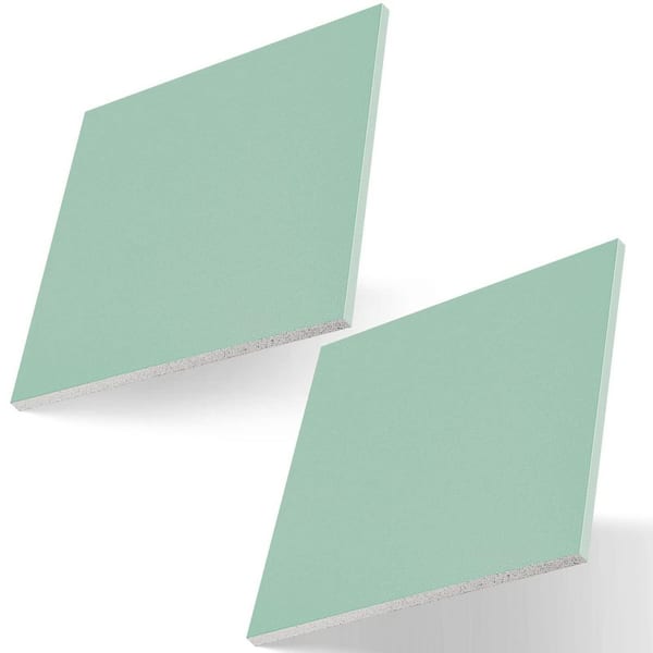 0.5 in. x 12 in. x 12 in. Plasterboard Drywall Patching Panel with Easy to Install and Strong Plasterboard, 2-Pack