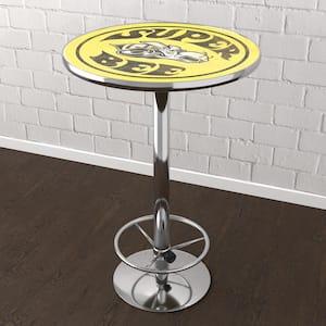 Dodge Super Bee Yellow 42 in. Bar Table