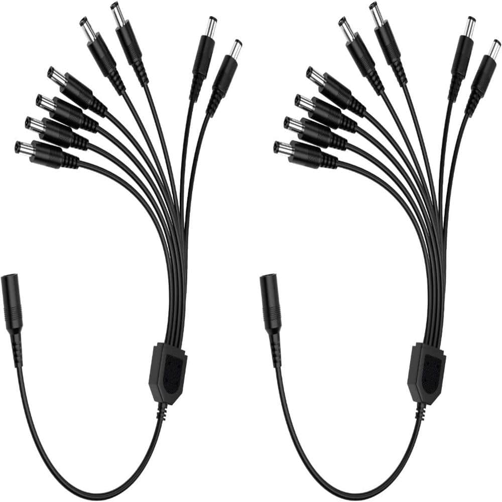2PCS 1-to-8 Power Splitter Adapter Cable for Security Camera price history on PriceWatchPro