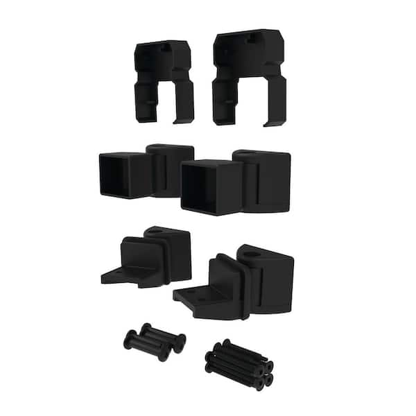 MoistureShield Compass Classic Level Angle Bracket Kit Matte Black 73054013