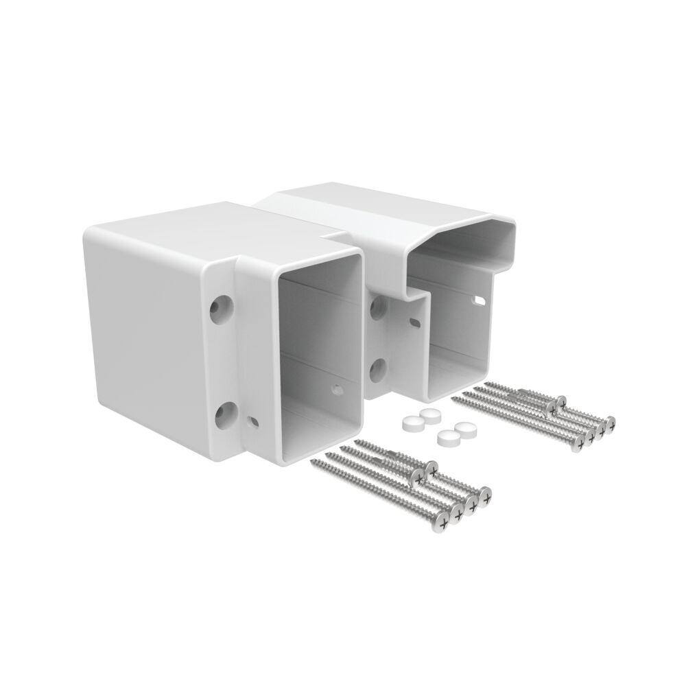 T-Top Swivel Vinyl Stair Bracket Set (2 Top and 2 Bottom Brackets) price history on PriceWatchPro