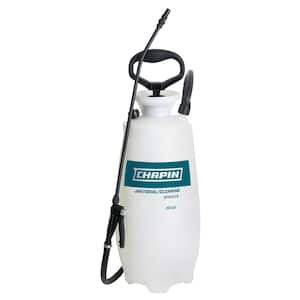 3 Gal. Poly Industrial Janitorial/Sanitation Sprayer with Adjustable Cone Nozzle