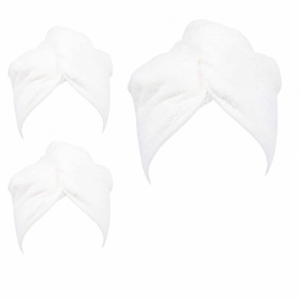 Purple Hair Towel Wrap Bath Accessory Type 2 Pack Highly Absorbent Microfiber Turban for Curly Long Thick Hair price history on PriceWatchPro