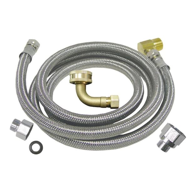 Watts 3/8 in. x 3/8 in. x 60 in. Stainless Steel Universal Dishwasher Supply Line