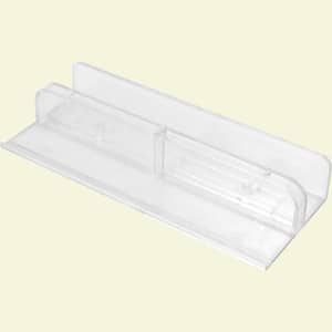 Clear Nylon, Tub and Shower Enclosure Bottom Guide (2-pack)