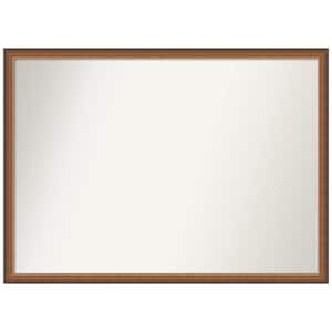2-Tone Bronze Copper 40.25 in. x 29.25 in. Non-Beveled Modern Rectangle Wood Framed Wall Mirror in Bronze