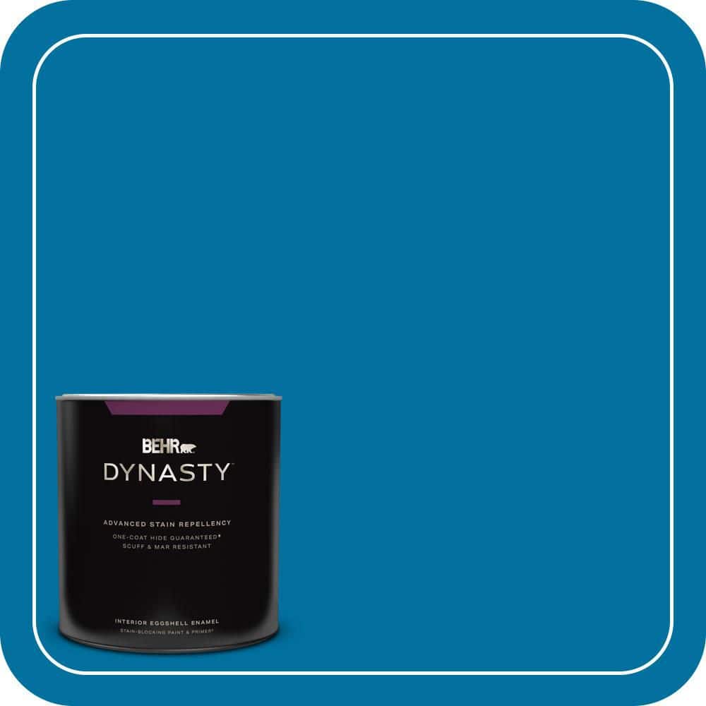 1 qt. #550B-7 Blue Ocean Eggshell Enamel Interior Stain-Blocking Paint and Primer price history on PriceWatchPro