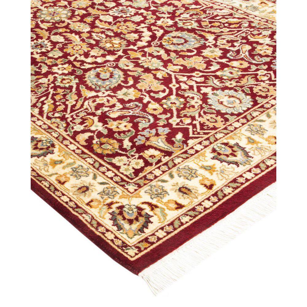 Hand-Knotted Red Wool Oriental 3x5 Area Rug