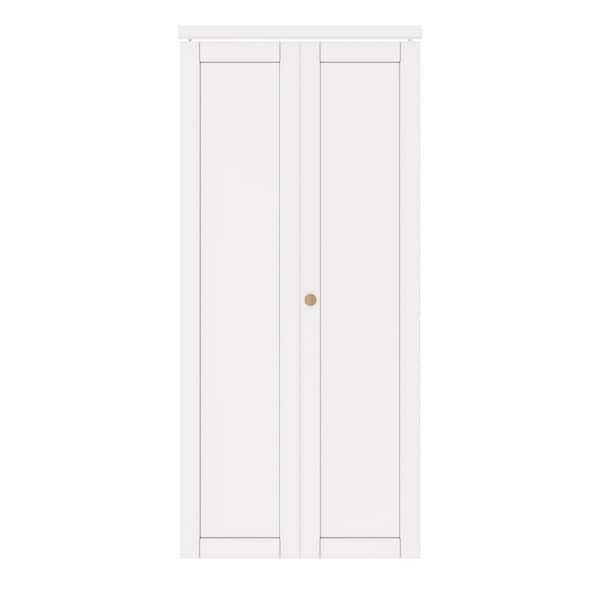Masonite 24 in. x 80 in. 2 Panel Square Top Primed White